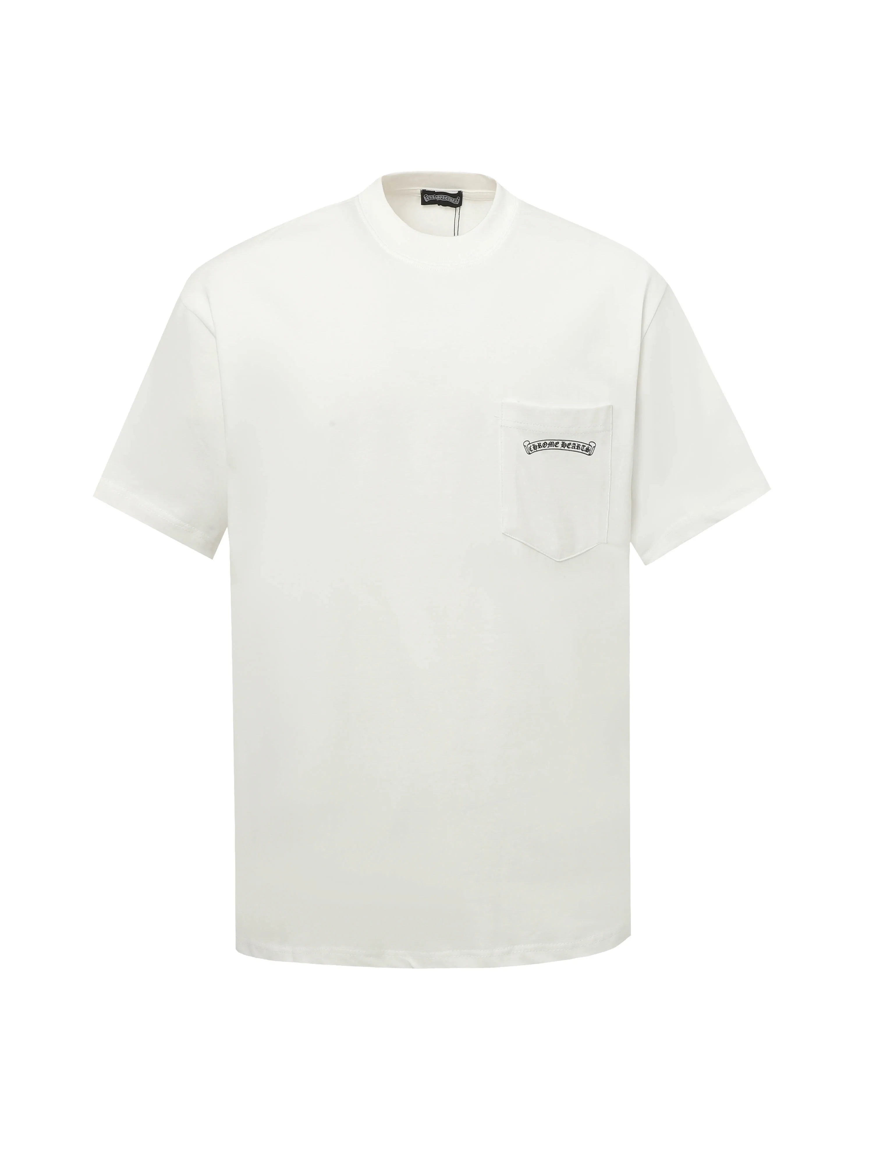 🅿️180 Chrome hearte/Chrome heart ch 25ss early spring Sanskrit letter printed short-sleeved T-shirt. A must-have item for daily commuting for men and women in light luxury. The correct version is welcome to compare. Detailed features: ·280 grams of 100% pure cotton double yarn jersey fabric. ·Custom-dyed in the same vat with special thickened 32 count double-strand 1x1 thread. ·Double-needle cross-stitching process. ·Original main mark washed hangtag. Color: black white. Size: XS-L
